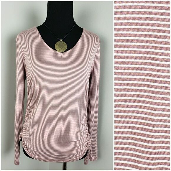 Pink  Rose Soft, Stripe Top - Picture 10 of 10